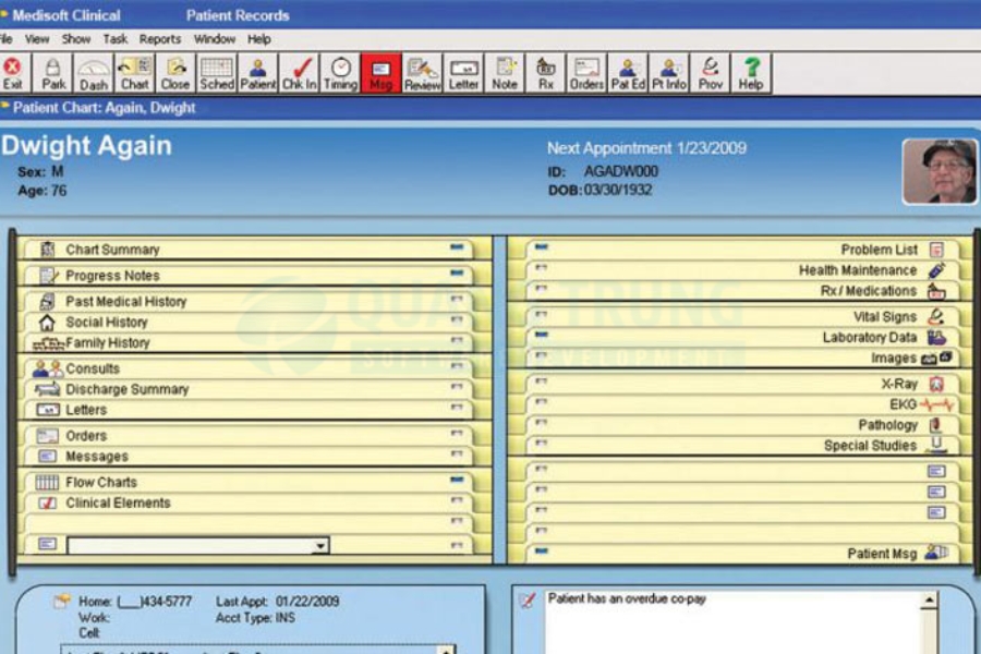 Phần mềm quản lý bệnh viện Medisoft