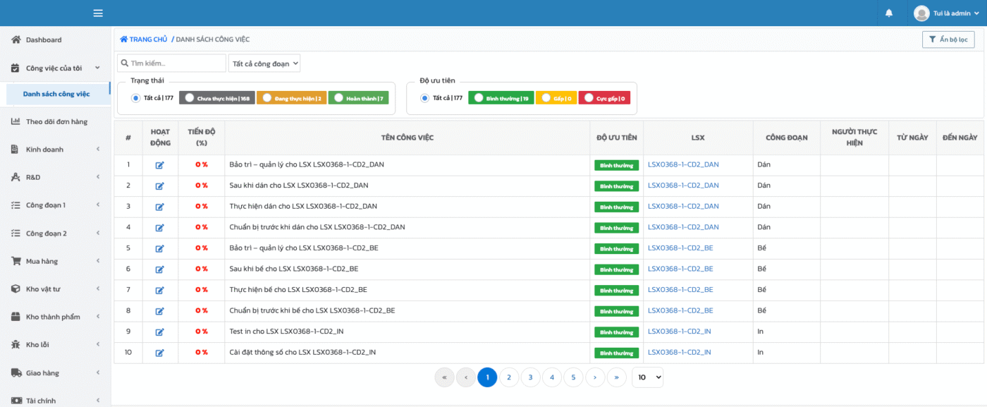 easypack task management